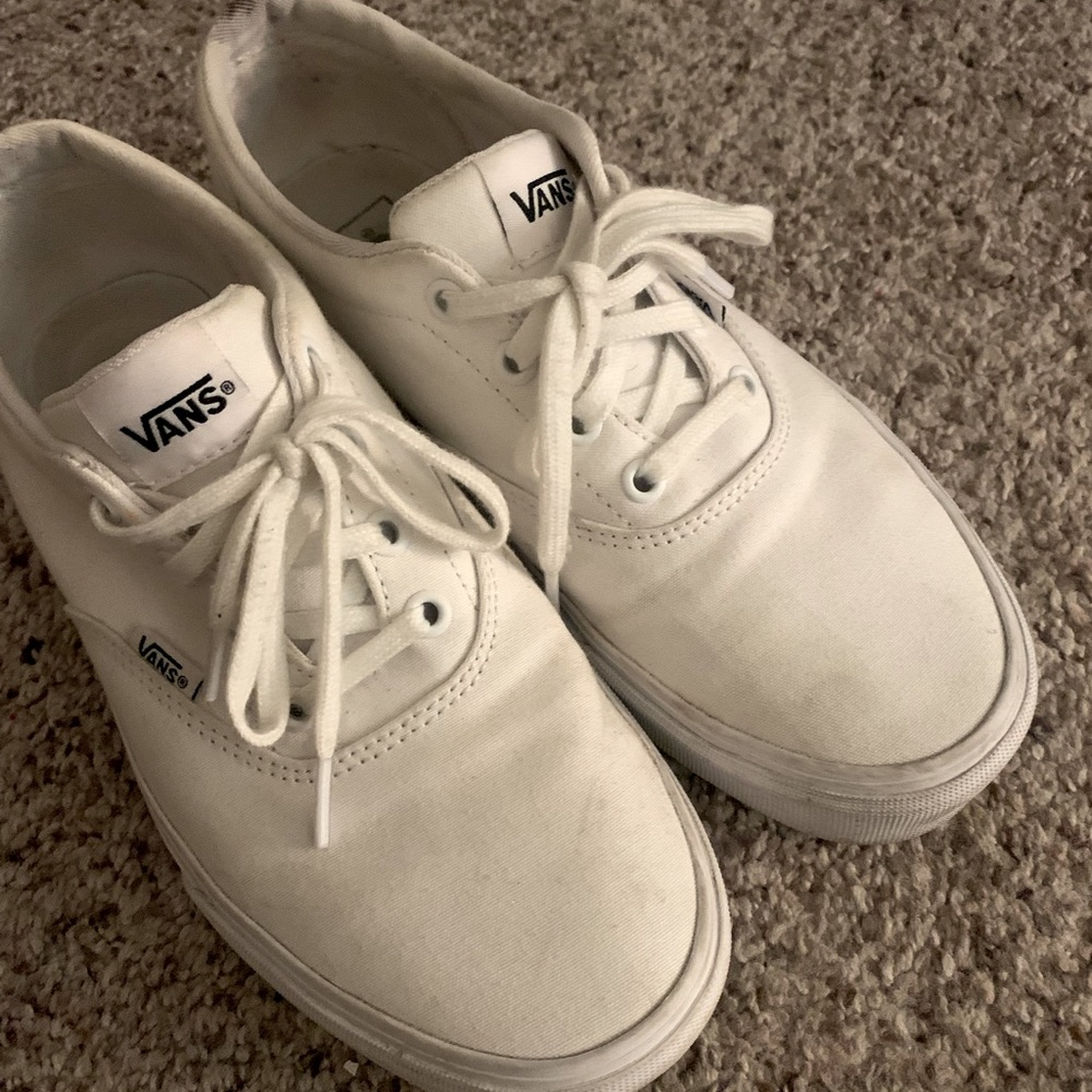 Vans Authentic Skate Shoe--White
